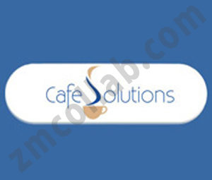 ZMCollab logo design Cafe Solutions