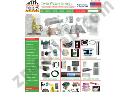 ZMCollab ebay, amazon, shopify, wordpress, bigcommerce store design and product listing templates Twin Water Energy