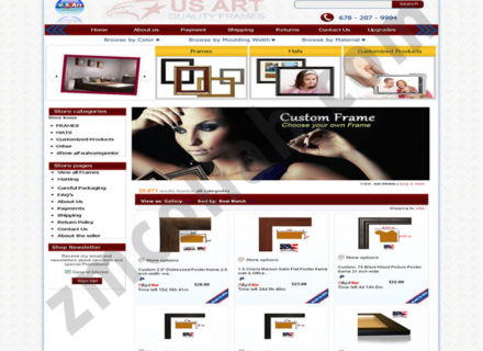 ZMCollab ebay, amazon, shopify, wordpress, bigcommerce store design and product listing templates U.S.Art