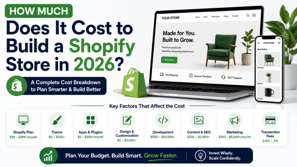 How Much Does It Cost to Build a Shopify Store in 2026