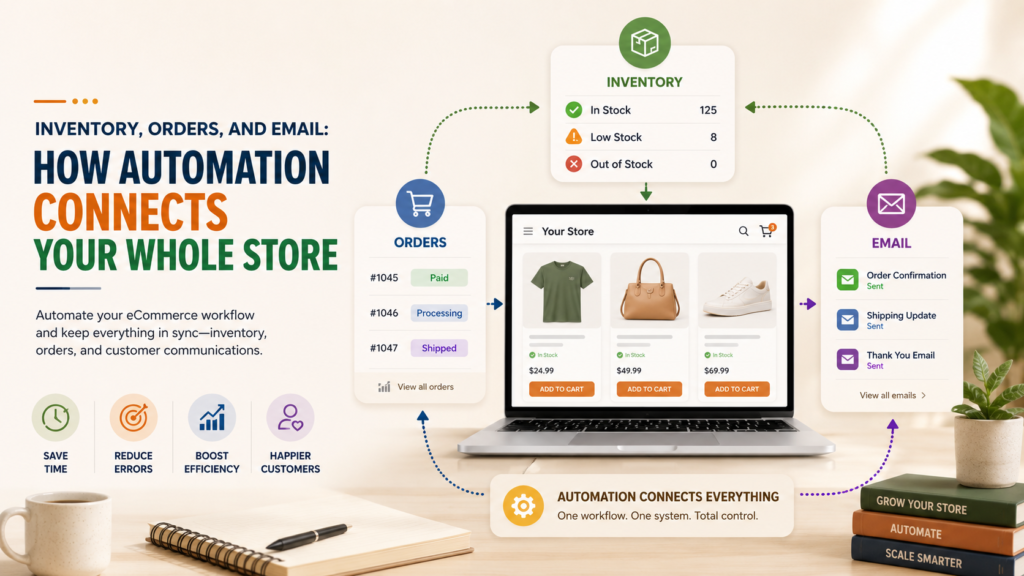 Inventory, Orders, and Email How Automation Connects Your Whole Store